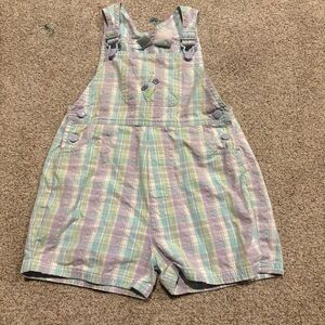 Vintage Sesame Street Brand Shortalls size 4T